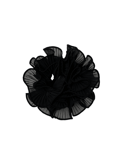 Gumka do włosów Swirl Scrunchie Black BLACK