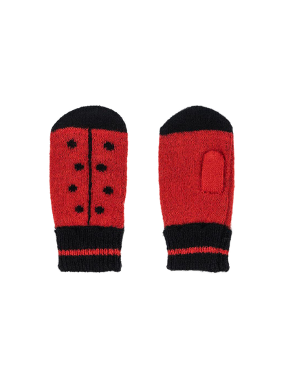 Rękawiczki merino Ladybug mittens Konges Slojd BÉBÉ Concept 