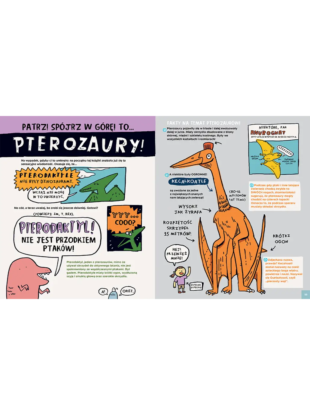 Totalnie wszystko o dinozaurach i innych prehistorycznych bestiach Wydawnictwo Kropka BÉBÉ Concept