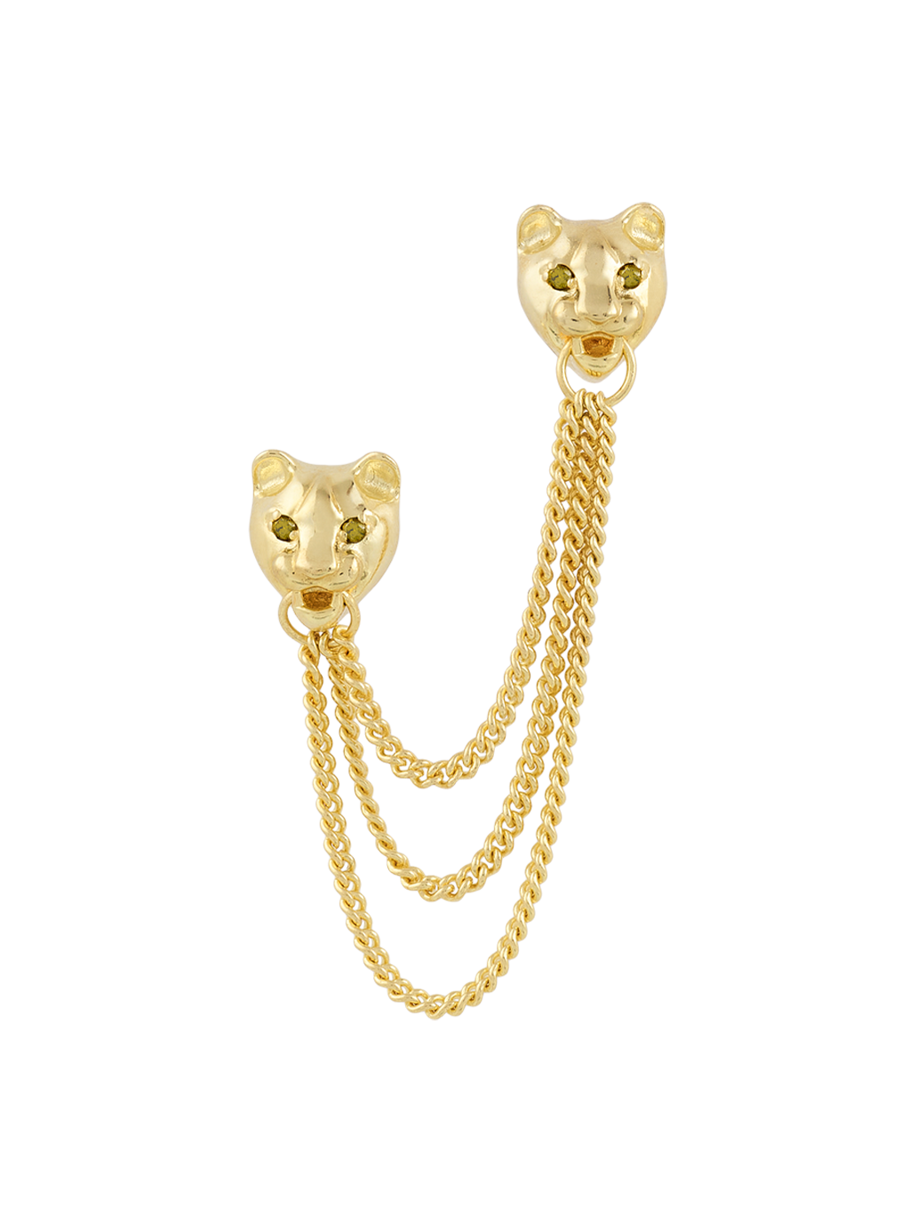 Kolczyk Single Show Cat Chain Stud Anna + Nina BÉBÉ Concept 