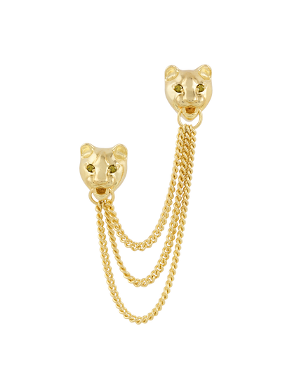 Kolczyk Single Show Cat Chain Stud Anna + Nina BÉBÉ Concept 