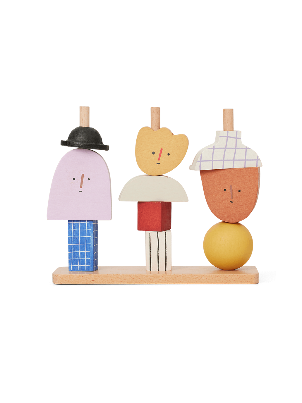 Drewniany płotek nakładanka Ferm Living BÉBÉ Concept