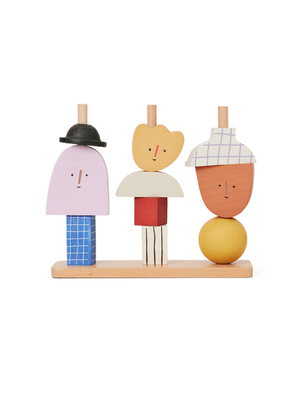 Drewniany płotek nakładanka Ferm Living BÉBÉ Concept