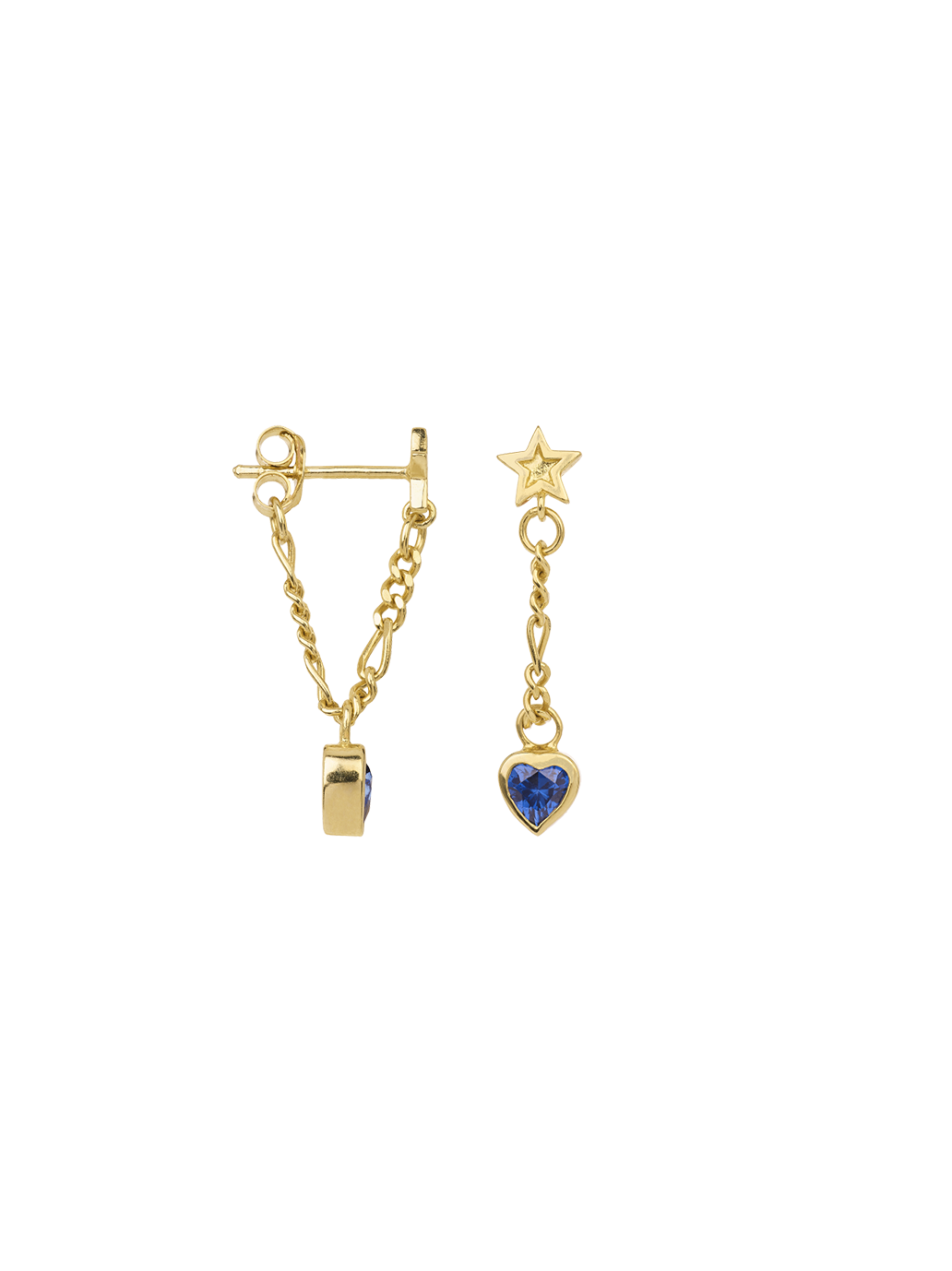 Kolczyk Platonic Love Chain Stud Anna + Nina BÉBÉ Concept 