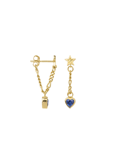 Kolczyk Platonic Love Chain Stud Anna + Nina BÉBÉ Concept 