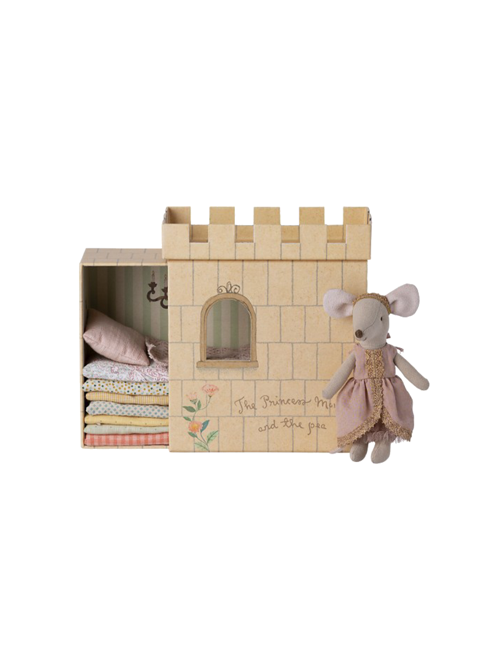 myszka królewna na ziarnku grochu Maileg BÉBÉ Concept