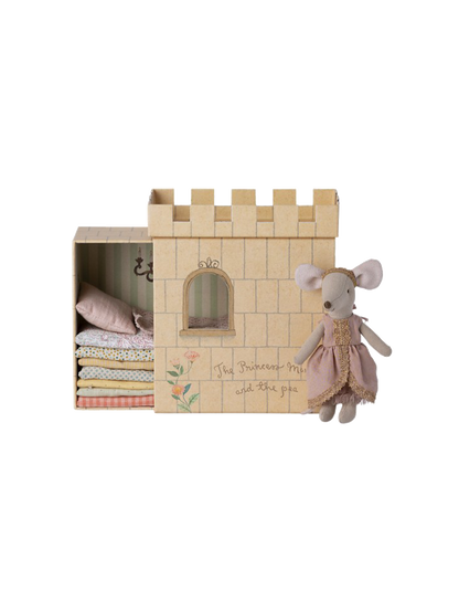 myszka królewna na ziarnku grochu Maileg BÉBÉ Concept