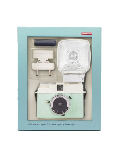 Analogowy aparat Diana Mini &amp; Flash Half-frame &amp; Square Camera Lomography BEBE Concept 