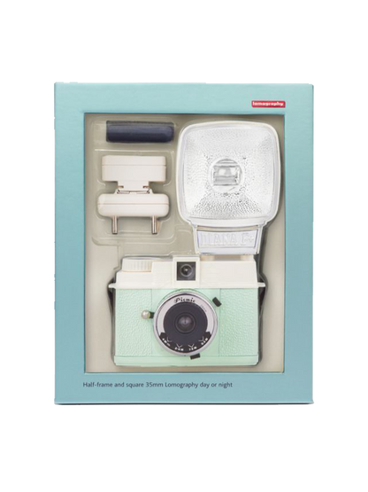 Analogowy aparat Diana Mini &amp; Flash Half-frame &amp; Square Camera Lomography BÉBÉ Concept 