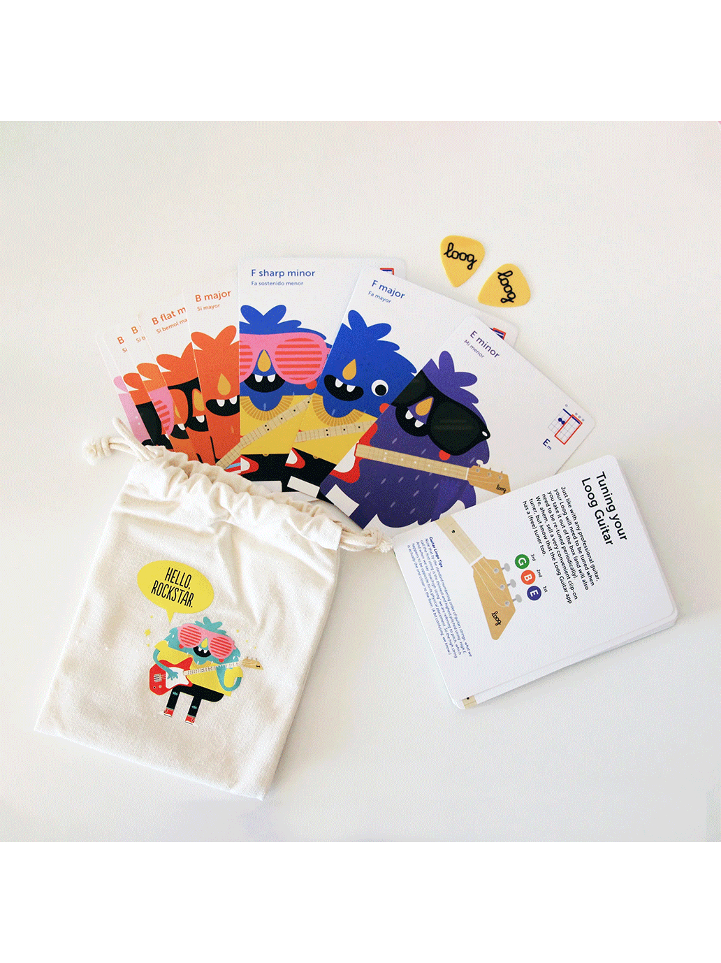 Gitara akustyczna dla dziecka Loog Mini Loog BÉBÉ Concept