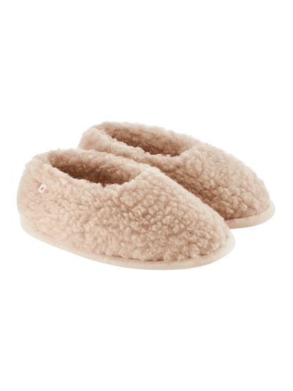Wełniane kapcie dla dorosłych BEIGE