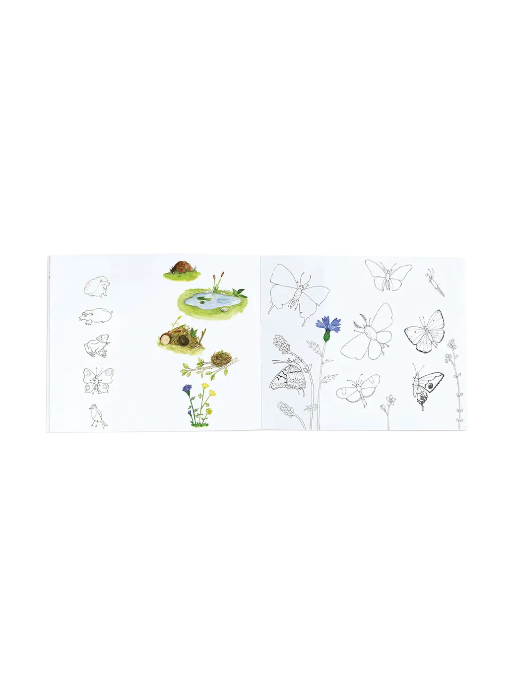 książeczka aktywnościowa W Moim Ogrodzie Moulin Roty BÉBÉ Concept