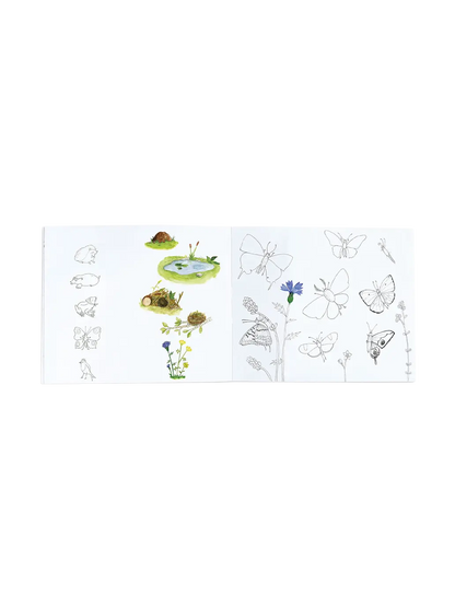 książeczka aktywnościowa W Moim Ogrodzie Moulin Roty BÉBÉ Concept