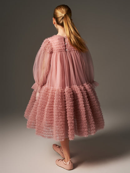 Sukienka Carlotta Dress Peach C'era una volta BÉBÉ Concept 