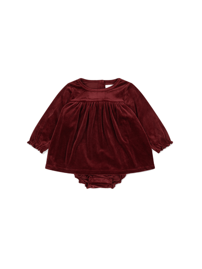 Aksamitna sukienka - rompers Jingle Romper Konges Slojd BÉBÉ Concept