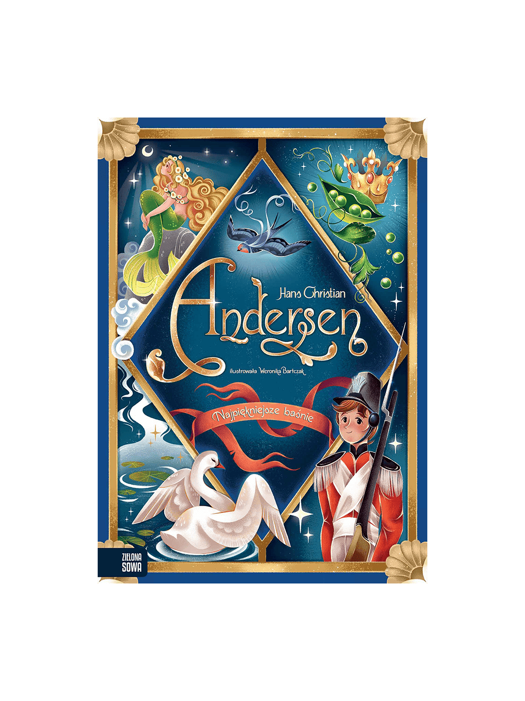 Najpiękniejsze baśnie: Hans Christian Andersen Wydawnictwo Zielona Sowa BÉBÉ Concept 