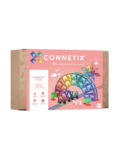 Klocki magnetyczne Pastel Mega Pack Connetix BÉBÉ Concept 