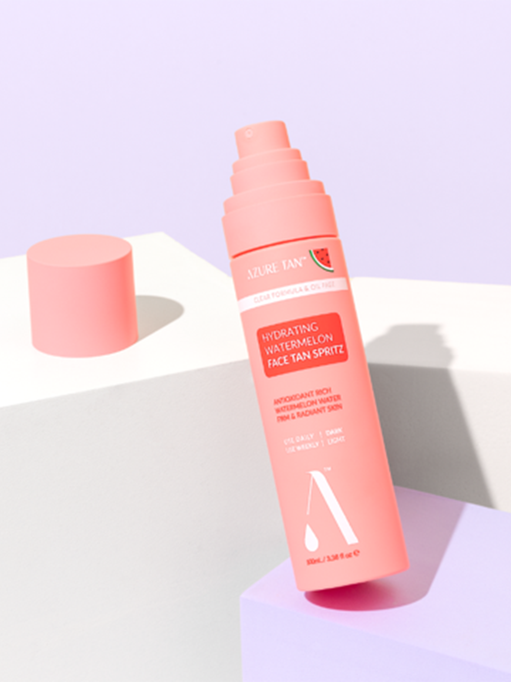 Stopniowo opalająca mgiełka do twarzy z wodą arbuzową Azure Tan BÉBÉ Concept 