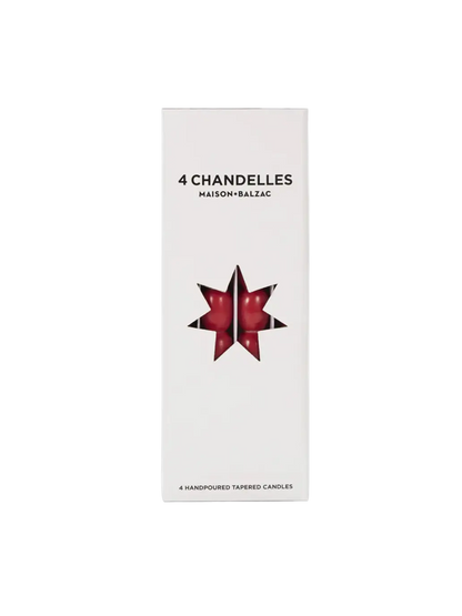 Zestaw świec stołowych 4 pak Maison Balzac BÉBÉ Concept 