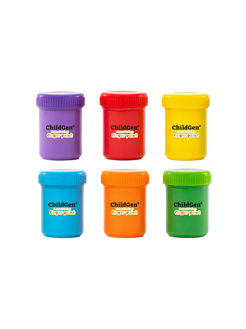 Nietoksyczne farby do malowania palcami ChildGen BÉBÉ Concept 