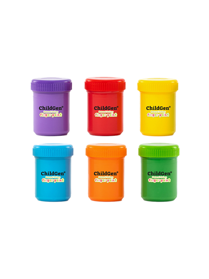 Nietoksyczne farby do malowania palcami ChildGen BÉBÉ Concept 