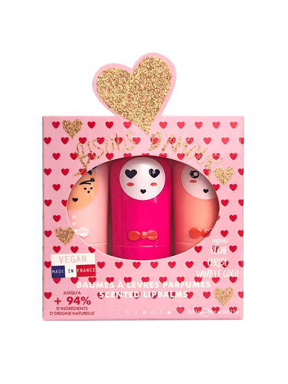 Zestaw balsamów do ust Trio Inuwet BÉBÉ Concept 