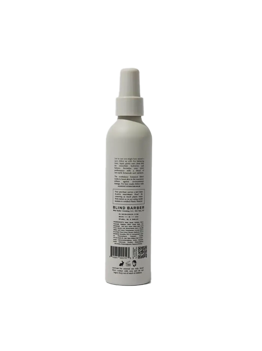 Tonik B3 Supercharged Balancing Face Toner Blind Barber BEBE Concept 