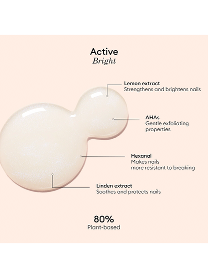 Pielęgnacyjny lakier do paznokci Active Bright BRIGHT