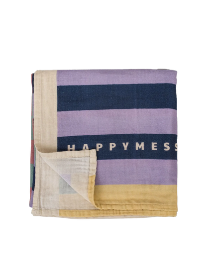 Muślinowy otulasz Happymess BÉBÉ Concept 