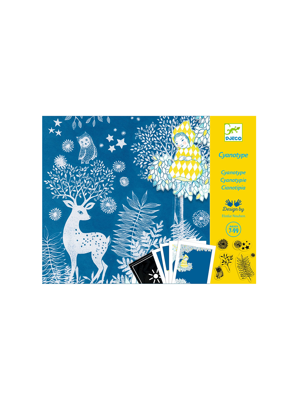 Zestaw artystyczny cyjanotypia Djeco BÉBÉ Concept 
