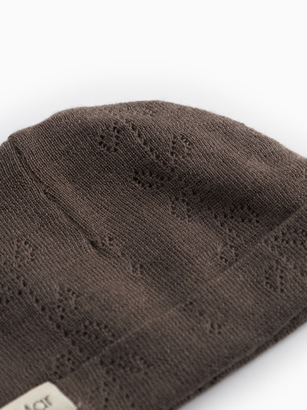 Czapeczka niemowlęca z merino Aiko Pointelle MarMar Copenhagen BÉBÉ Concept 