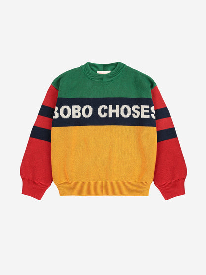 Bobo Choses color block jumper Kids Bobo Choses BÉBÉ Concept 