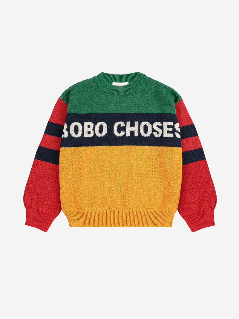Bobo Choses color block jumper Kids Bobo Choses BÉBÉ Concept 