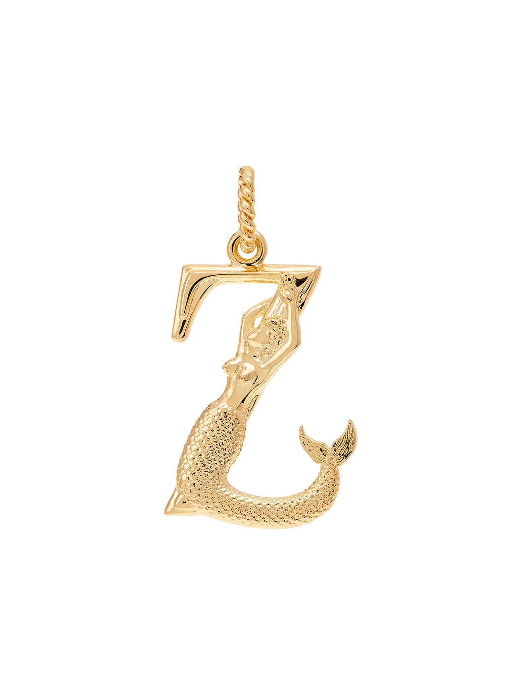 Pozłacana zawieszka Initial Muse Necklace Charm Z