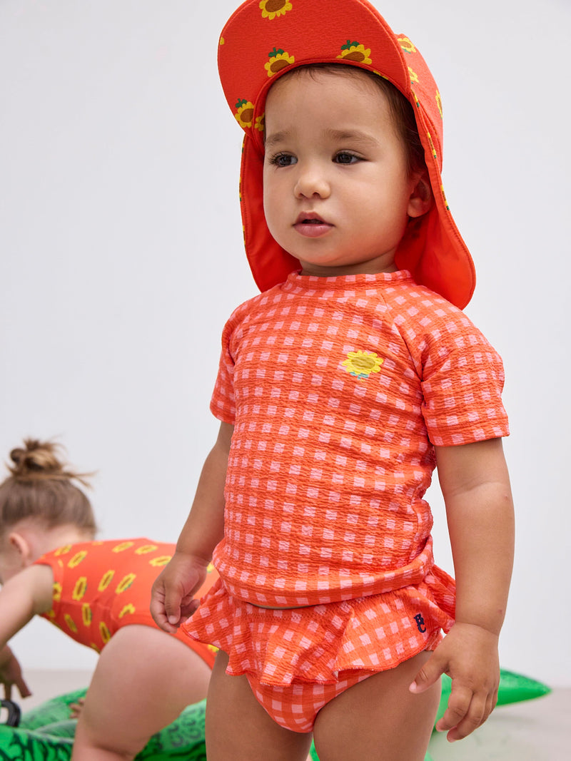 Koszulka kąpielowa Vichy swim T-shirt Baby Bobo Choses BÉBÉ Concept 