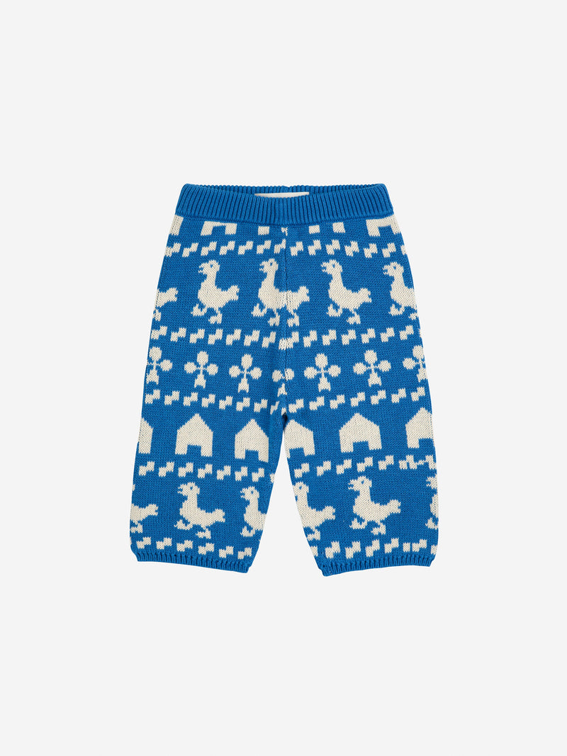 Farm all over knitted pants Baby Bobo Choses BÉBÉ Concept 
