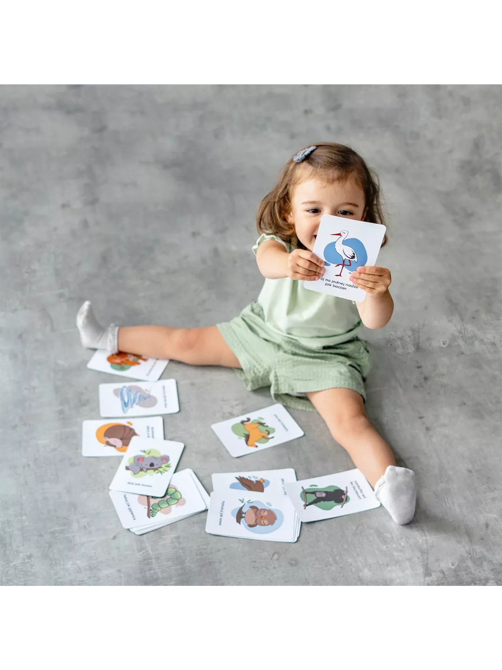 Edukacyjne karty ruchowe Nanuki BÉBÉ Concept 