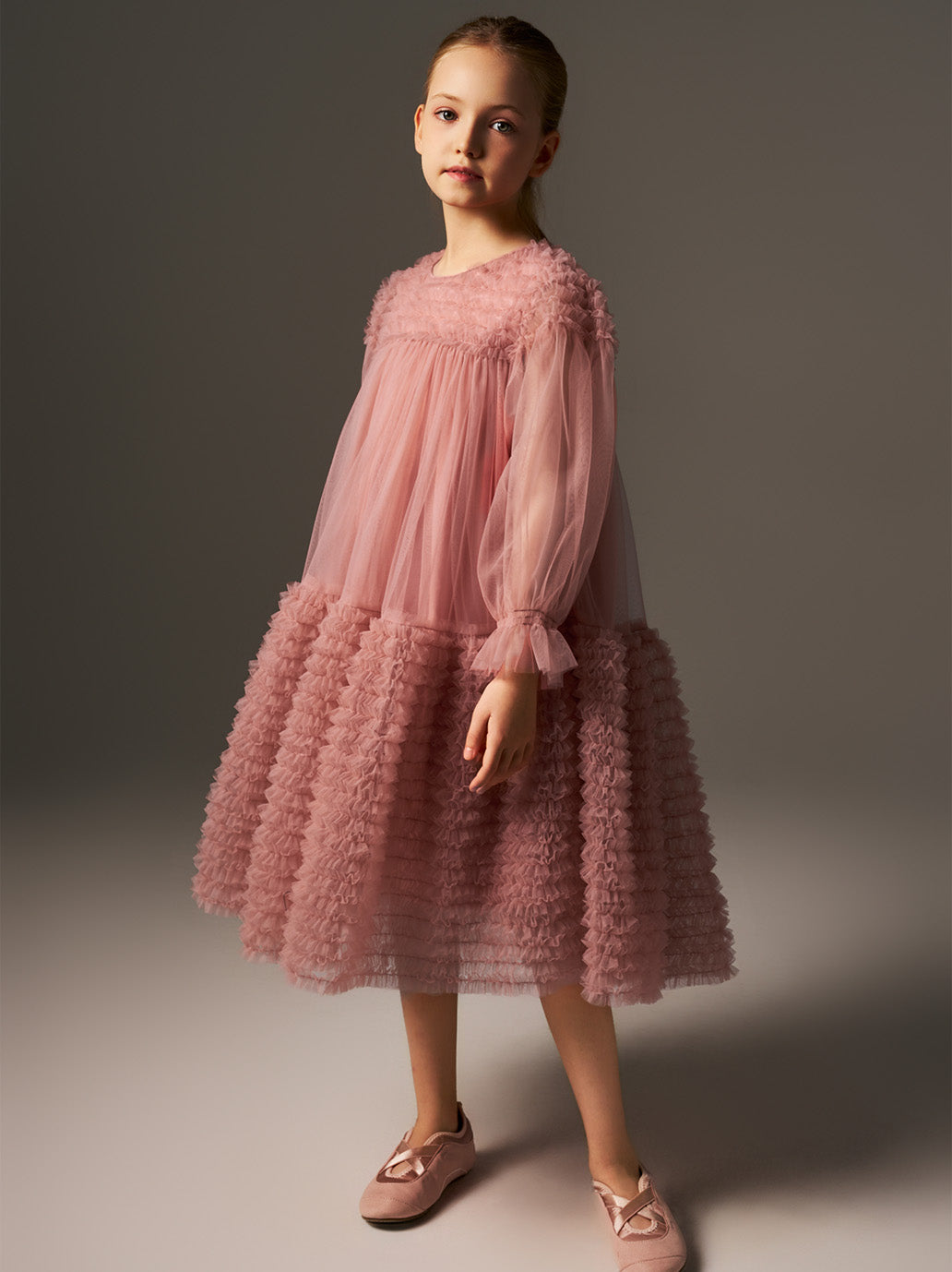 Sukienka Carlotta Dress Peach C'era una volta BÉBÉ Concept 