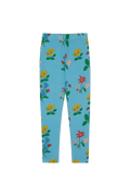 Flowers Allover Leggings BLUE