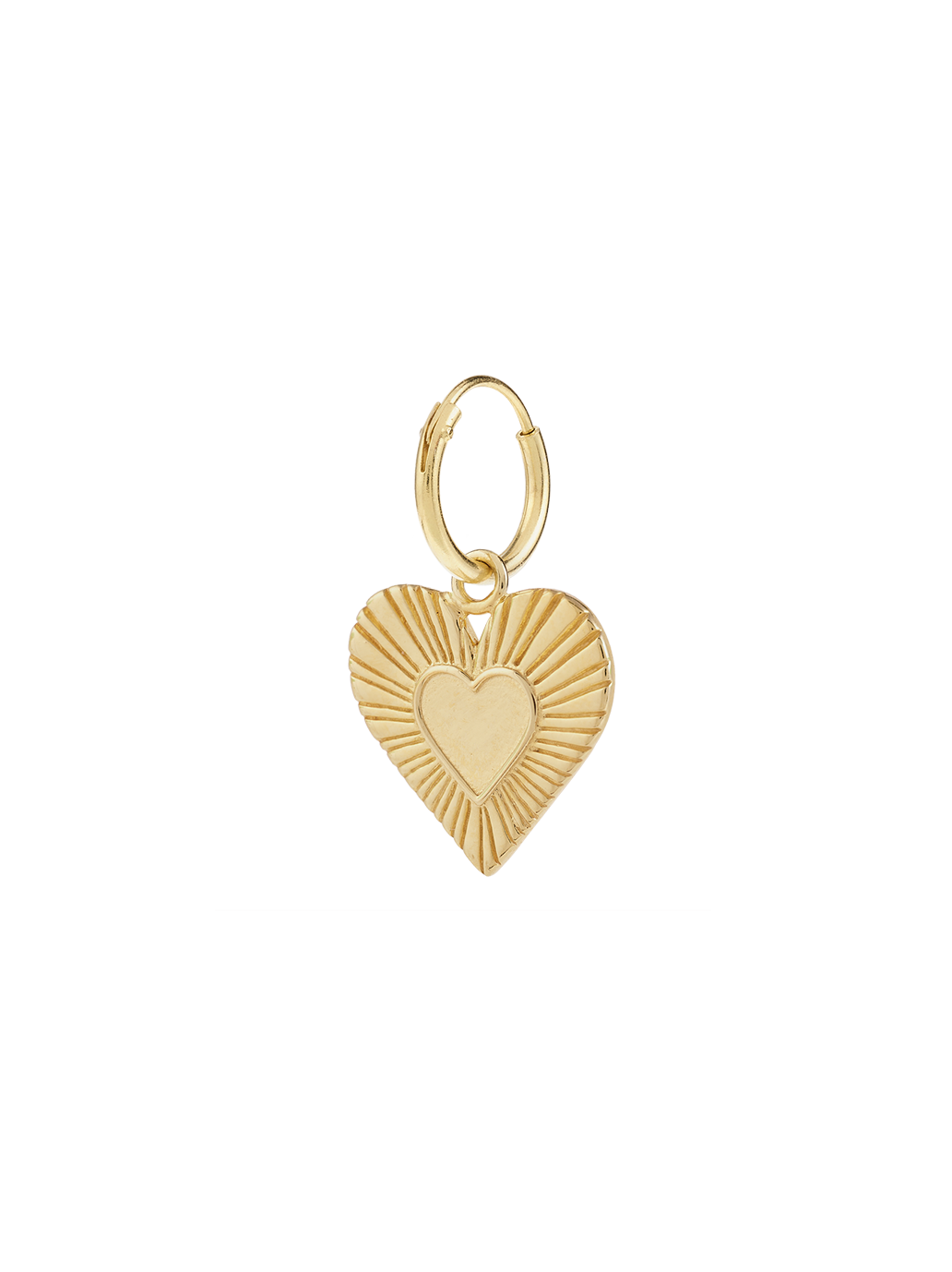 Kolczyk Single Rhapsody Love Ring Earring