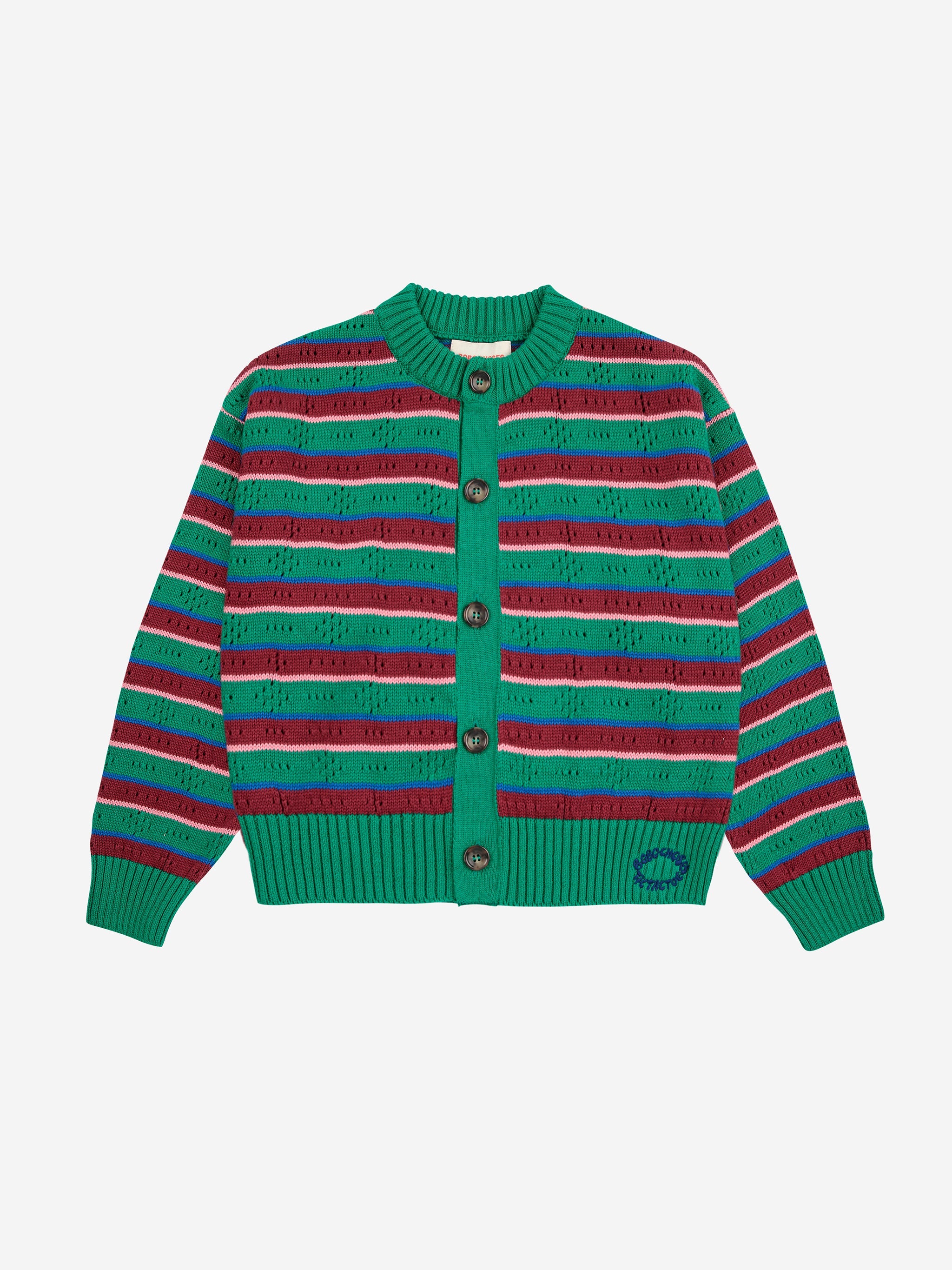 Tic Tac Toe striped cardigan Kids Bobo Choses BÉBÉ Concept 