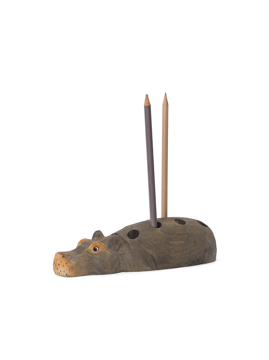 Drewniany organizer na ołówki i długopisy Hippo Ferm Living BÉBÉ Concept