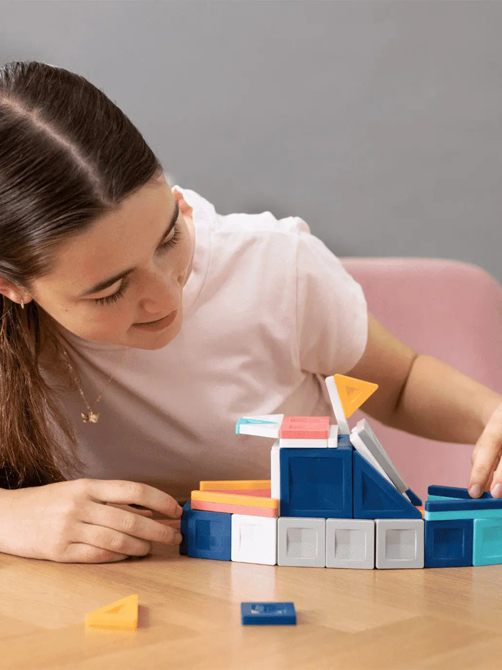 Klocki magnetyczne dla zaawansowanych PRO Constructor Set Connetix BÉBÉ Concept 