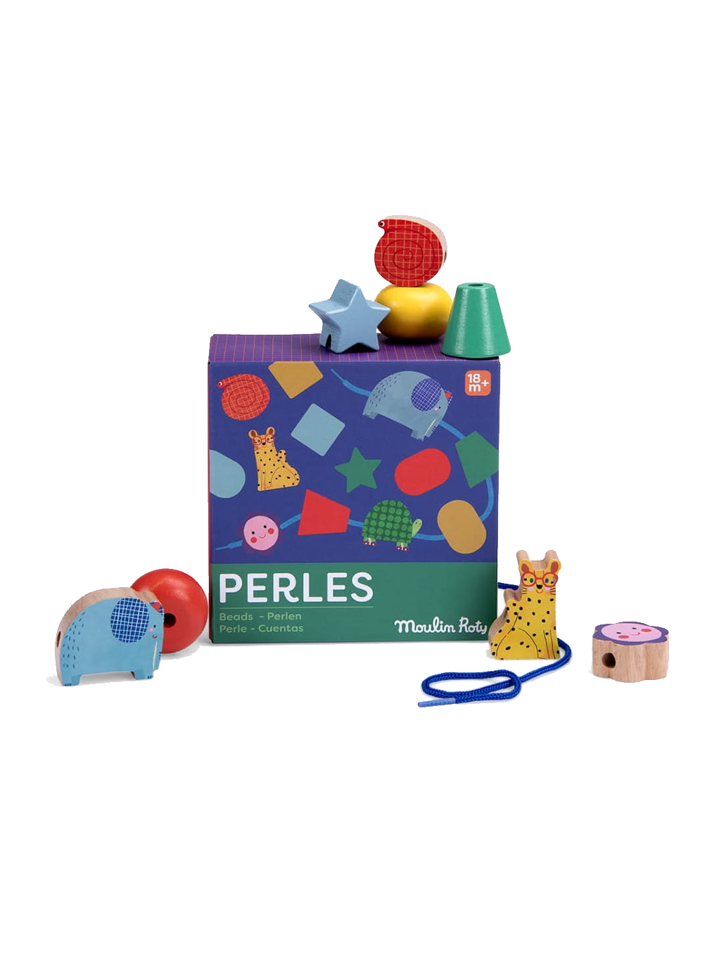 Drewniana nawlekanka Moulin Roty BÉBÉ Concept 