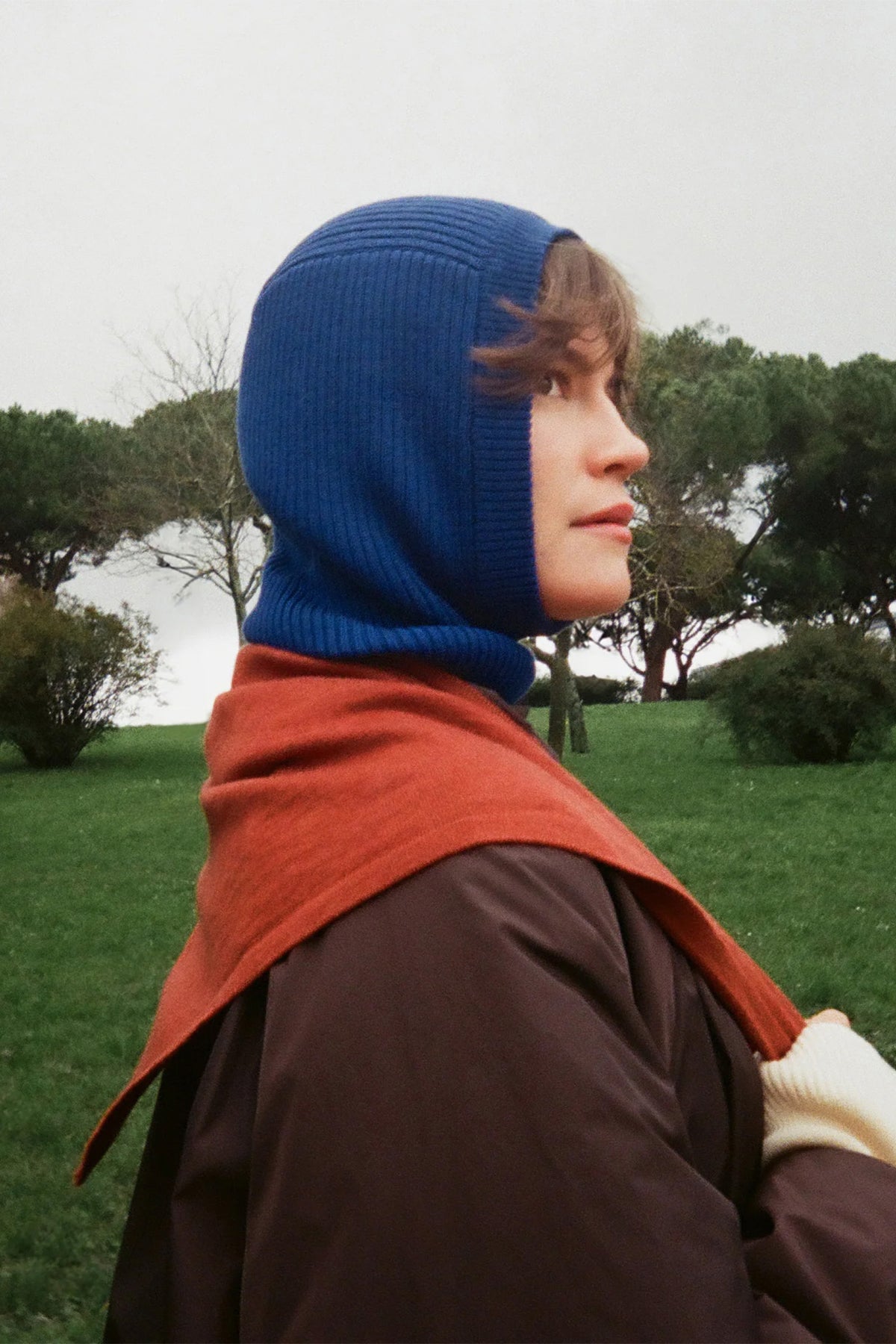 Trójkątny szal merino Triangle Bandana Fine