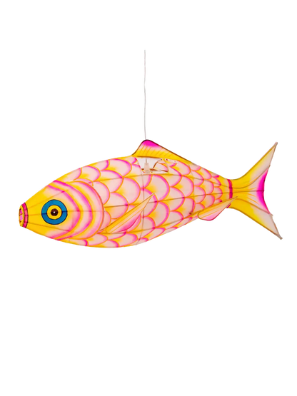 Ręcznie malowany lampion z jedwabiu Small Carp Petit Pan BÉBÉ Concept 