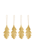 Ozdoby świąteczne Oak Leaf Ornaments BRASS