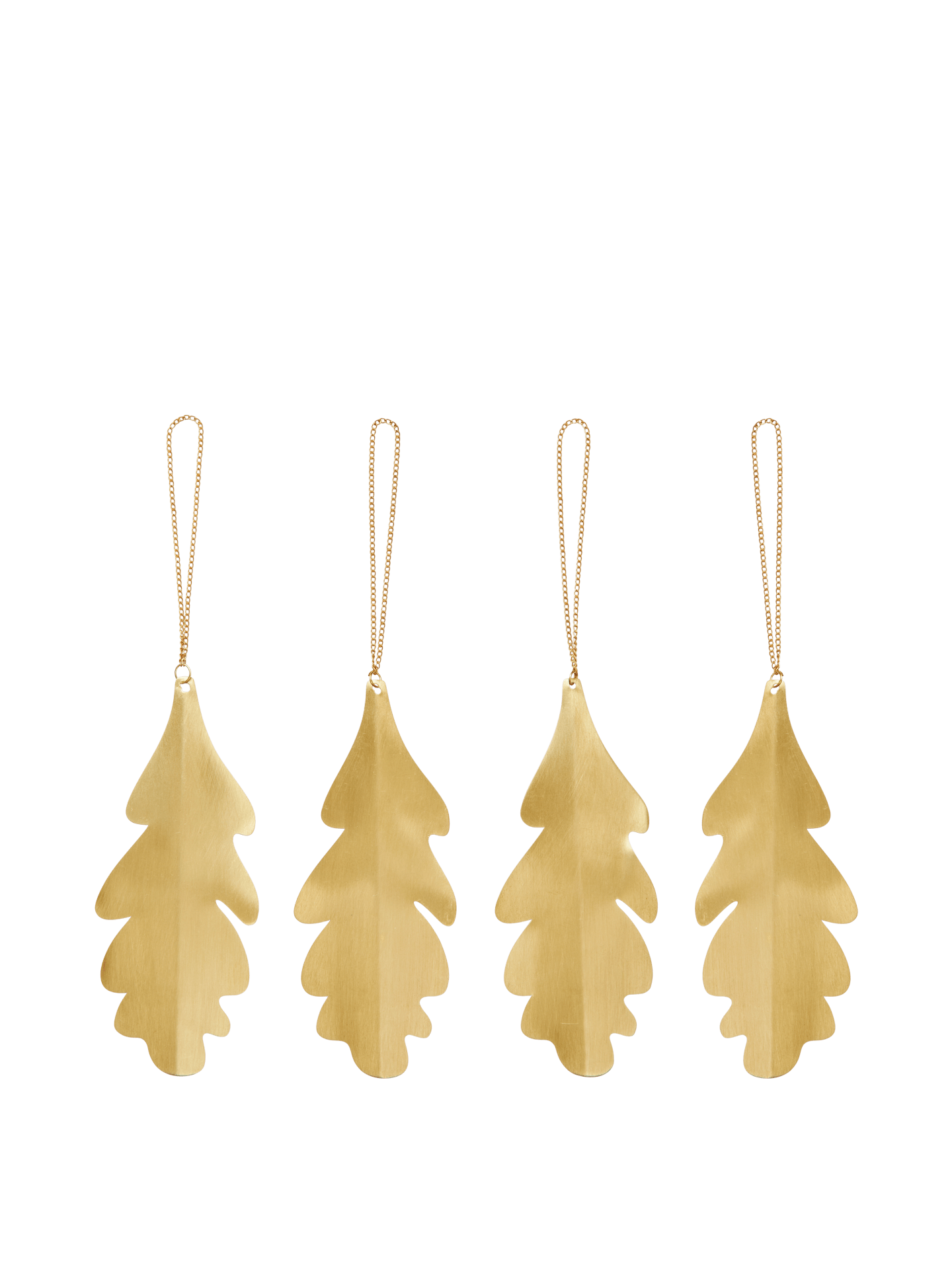 Ozdoby świąteczne Oak Leaf Ornaments BRASS