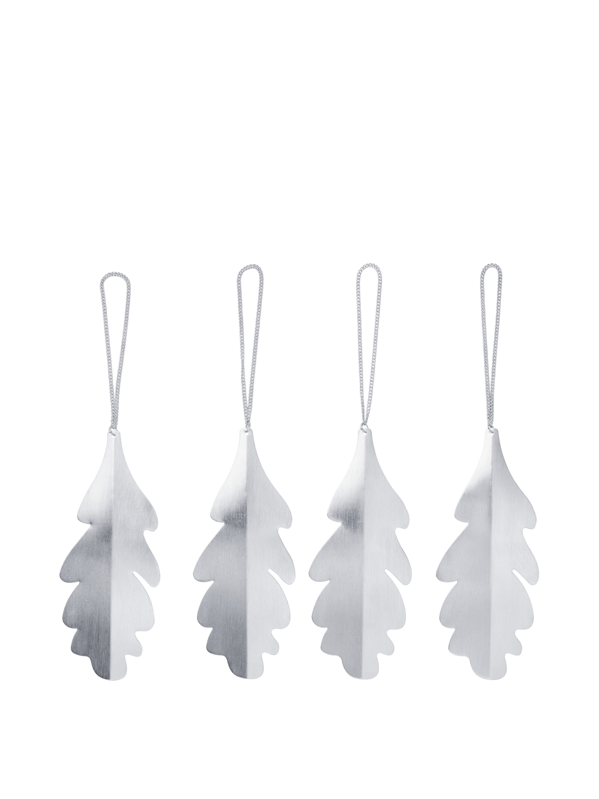 Oak Leaf Ornaments SILVER