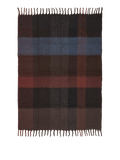 Koc Blur Mohair Blanket DARK CHOCOLATE/OXIDE RED